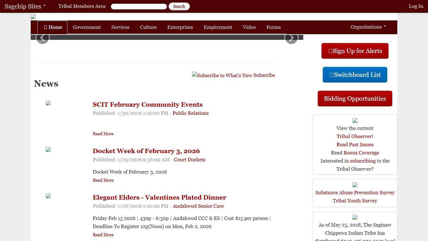 Saginaw Chippewa Indian Tribe of Michigan